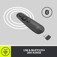 thumbnail image 5 of Logitech R500 - Presentation remote control - 3 buttons - graphite, 5 of 13