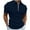 Dark Blue, variant on Sngxgn Men's Classic Short Sleeve Solid Polo Shirt(White,L)