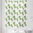 thumbnail image 1 of Palm Tree Tapestry, Watercolor Style Forest Pattern of Coconut Trees Growth Ecology, Fabric Wall Hanging Decor for Bedroom Living Room Dorm, 5 Sizes, Green Cocoa and White, by Ambesonne, 1 of 1