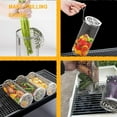 thumbnail image 4 of Rolling Grilling Basket- Round Stainless Steel BBQ Grill Mesh Rolling BBQ Basket Non-Stick Grill Basket Grilling Accessories Camping Grill for Vegetables, French Fries, Fish, 4 of 8
