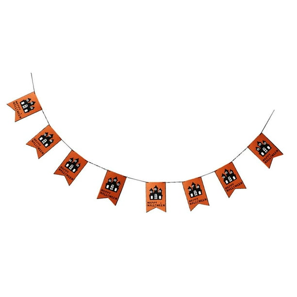 1 Pieza de Halloween Banner Colgando de Tela Reutilizable Terrorífica Atmósfera Castillo BLESIY Halloween Castle Banner