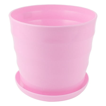 Unique Bargains Home Garden Office Plastic Round Plant 