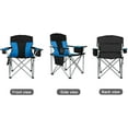 Toocust 500lb Oversized Camping Chair Beach Chair with Armrest