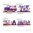 thumbnail image 3 of Wooden Patriotic Dwarf Desktop Ornament Independence Day Star Flag Figurine Red White Blue Memorial Day Decor for Mantle 4th of July Decorations for Festive Home Tabletop Holiday Accent, 3 of 7