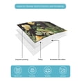 thumbnail image 5 of Green Frog Twin Size Down Alternative Comforter, Lightweight Comforter Quilt Bedding Set with Pillow Shams Butterfly Plant Flowers Mushroom Coffee Brown All Seasons Bed Comforter Duvet Insert 68"x86", 5 of 7