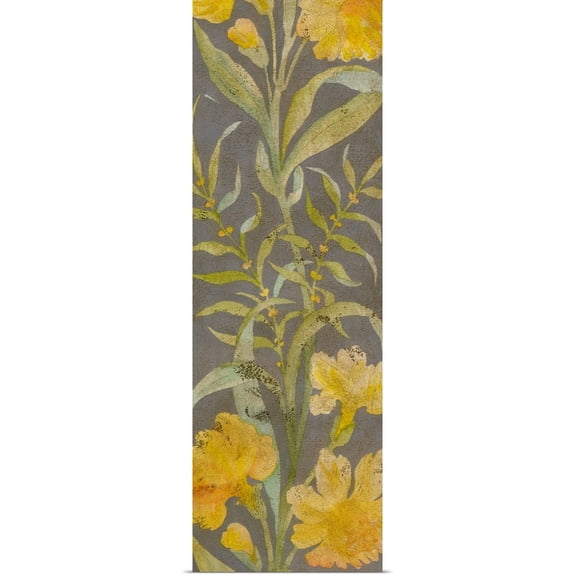 Great BIG Canvas | Rolled Megan Meagher Poster Print entitled June Floral Panel I