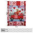 thumbnail image 4 of Nawypu  Valentine Blanket Throw,Valentine Gifts for Women,Valentine Day Gifts Blanket,Valentine Heart Red Truck Blanket,Cozy Valentine Themed Gifts for Women Blanket Sofa Couch Beds Decor, 4 of 6