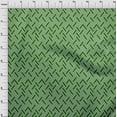 thumbnail image 4 of oneOone Velvet Forest Green Fabric Geometric Craft Projects Decor Fabric Printed By The Yard 58 Inch Wide, 4 of 4
