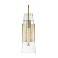 thumbnail image 4 of Nuvo Lighting Alondra - 1 Light Sconce with Clear Glass - Vintage Brass Finish, 4 of 5