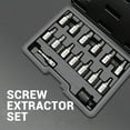 thumbnail image 3 of Damaged Screw Extractor, High Carbon Steel Rustproof Damaged Screw Extractor Set 15Pcs  for Repair Maintenance, 3 of 7