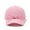 Pink, variant on LADIGASU Men's And Women's able Washed Baseball Cap Sun Protection Soft Top Cap