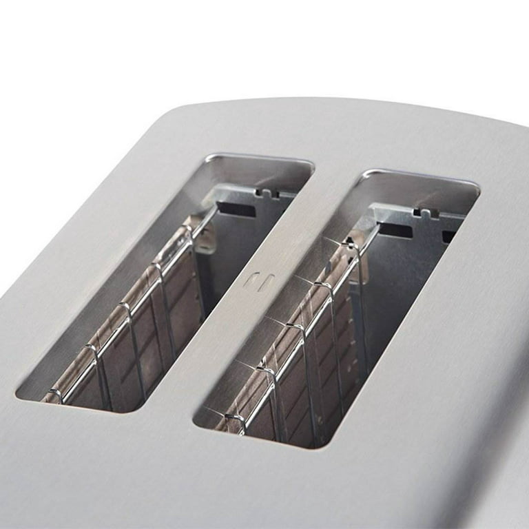 Frigidaire ETO102-WHITE 2-Slice 900-Watt Retro Stainless Steel Toaster  (White) 
