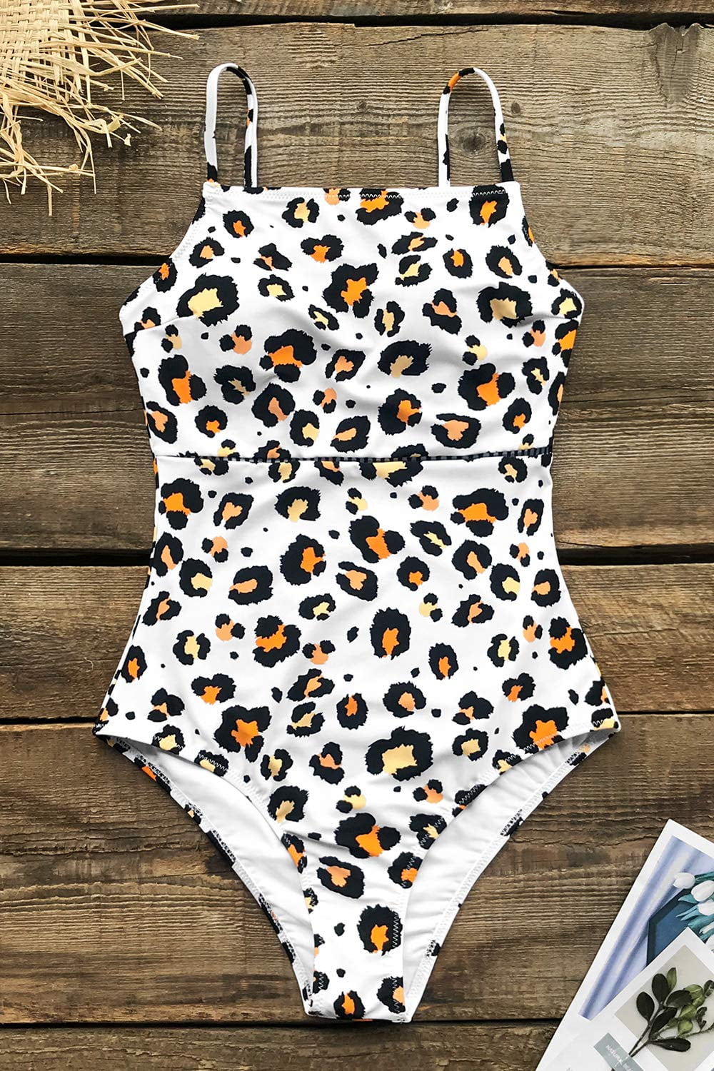 cupshe leopard print swimsuit