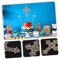 thumbnail image 4 of 2 uds. Inserto para pastel, recuerdos para fiesta de boda, decoraciones para pasteles, selecciones para pasteles de vacaciones, adornos para postres, selecciones para pasteles y magdalenas,, 4 of 5