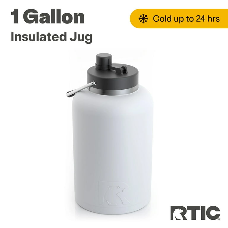 ［未使用品］ RTIC　1 GALLON JUG ：　　ワン　ガロン　　ジャグ RTIC One Gallon Beverage Water Cooler Jug, Durable Stainless