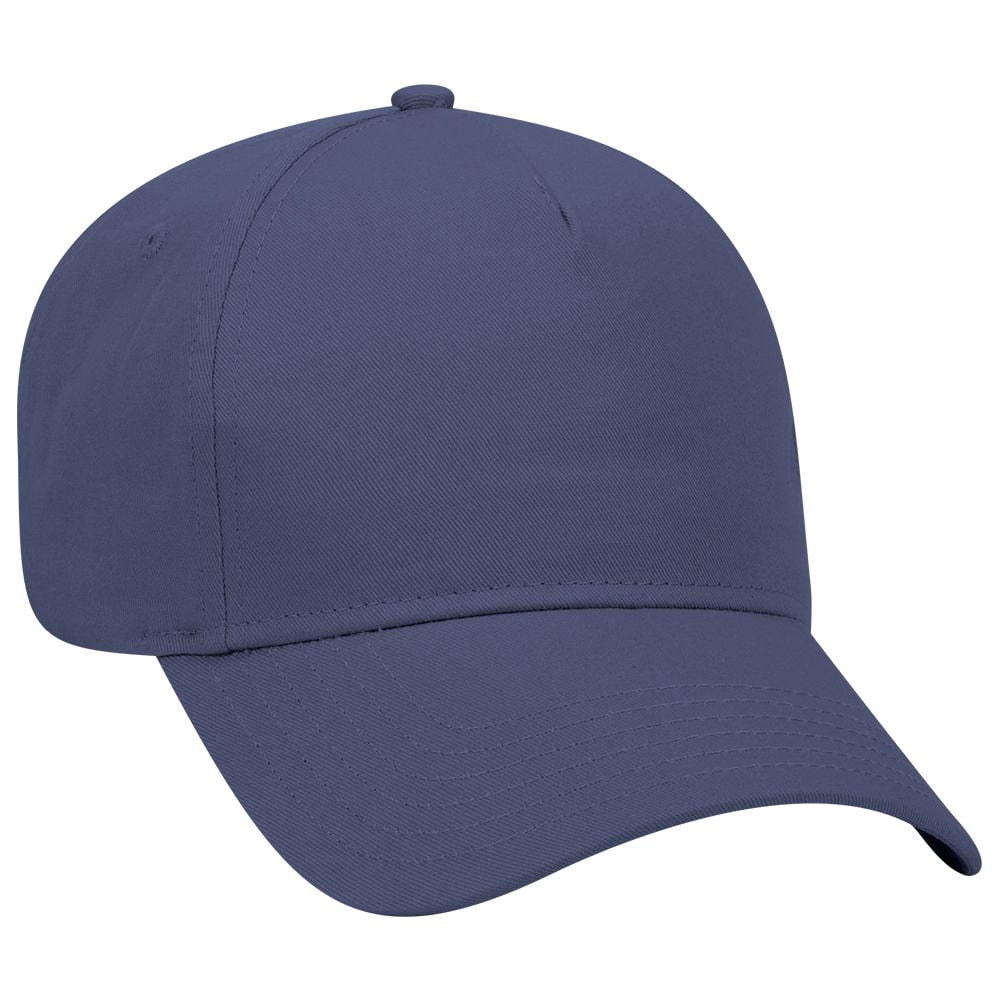 OTTO Cotton Twill 5 Panel Low Profile Baseball Cap Navy