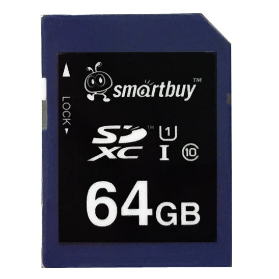 Smartbuy 64GB SD XC Class 10 Memory Card SDXC C10 Ultra U1 UHSI HD