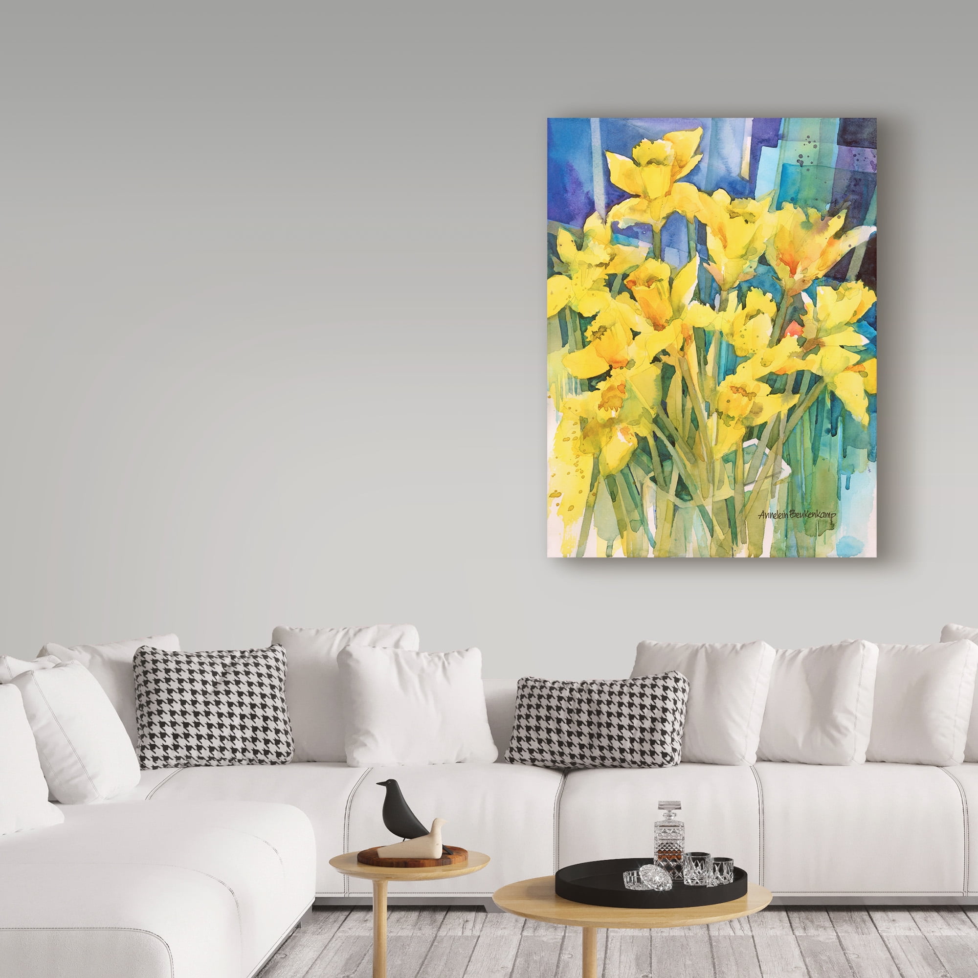 Trademark Fine Art 'Daffodil Delight' Canvas Art by Annelein Beukenkamp
