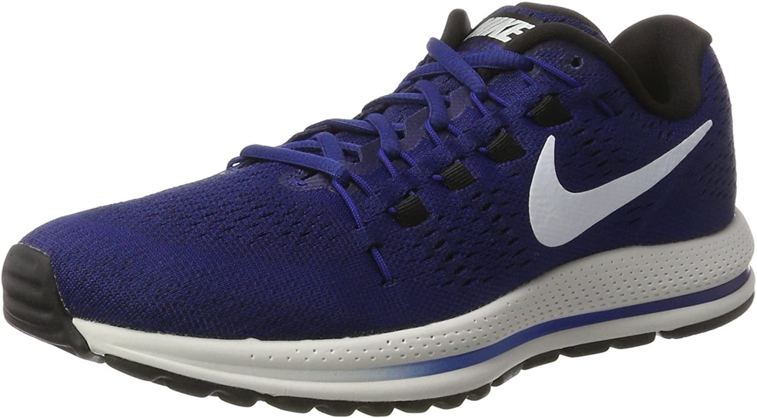 Mens Nike Air Zoom Vomero 12 Running Shoe DEEP BLUE/SUMMIT WHITE-BLACK 11.0 -