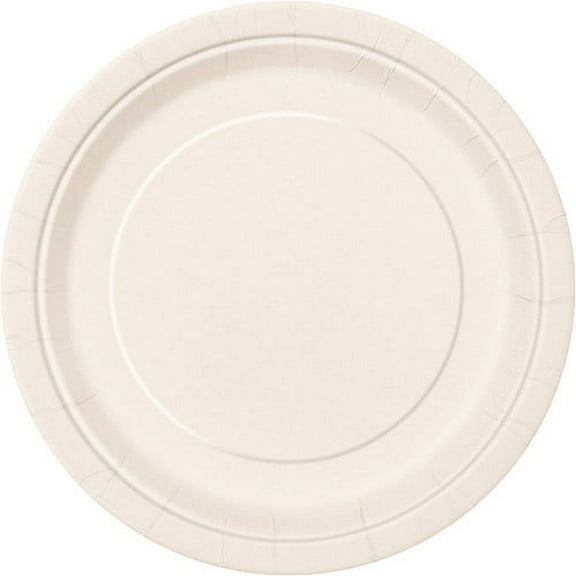 Paper Plates, 9 in, Ivory, 16ct