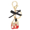thumbnail image 4 of Llavero con decoración de bolso, llavero de aleación de diamantes de imitación para mujer, llavero con diamantes de imitación, llavero de aleación de diamantes de imitación, rendimiento confiable, 4 of 9