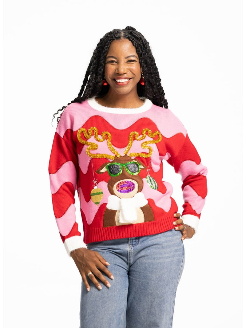 Jollidays x Glitter and Lazers Women's Make it Rein Sweater, Sizes