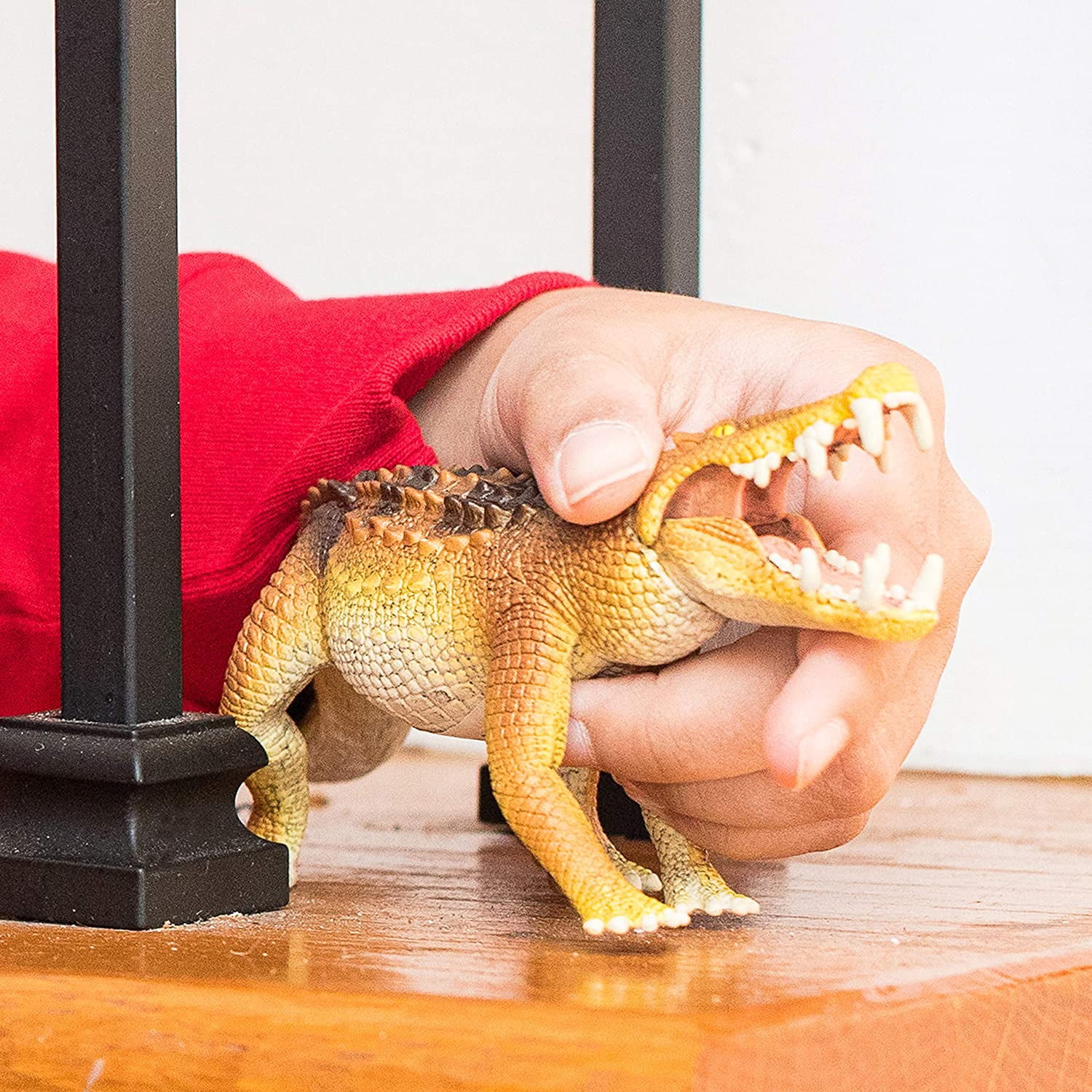 Schleich Dinosaurs - Large Dinosaur Toys for Boys and Girls- Realistic Kaprosuchus Toy with Movable Jaw- Ages 4+