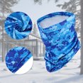 thumbnail image 4 of Unique Bargains 1 Pc Neck Gaiter Ice Silk Camouflage Scarf Mask Bandana Blue, 4 of 5