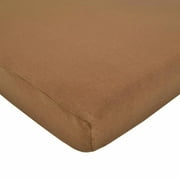 American Baby Co. Cotton Supreme Jersey Knit Fitted Crib Sheet, Chocolate