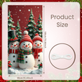 thumbnail image 5 of Festive Christmas Train Banner Holiday Decoration Snowy Scene with Santa for Winter Celebration Outdoor Decoration Holiday Party, 5 of 9