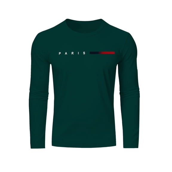 VJATTWR Men's Polyester Sport with -Wicking Long-Sleeve T-Shirt Xl