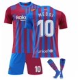 thumbnail image 1 of Nueva camiseta de fútbol para niños 2021/2022 21 # F.de Jong 11 # O.dembele, camisetas de fútbol, conjunto de pantalones cortos/calcetines-B10 Red-20 BmatwkZeng Bmatwk Jersey, 1 of 2