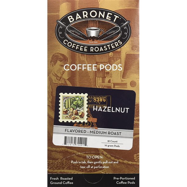 Coffee Hazelnut Coffee Pods Box, 54 Count