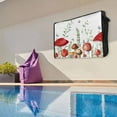 thumbnail image 6 of Outdoor TV Cover 48 to 50 Inches, Mushrooms Eucalyptus Leaf Butterfly Farmhouse Plants Waterproof and Weatherproof TV Cover with Remote Control Pocket, Flat Screen TV Cover Protector for Outside TV, 6 of 6