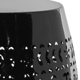 thumbnail image 7 of Tcbosik 12 Inch Outdoor Round Side Table, Metal End Table for Patio, Deck, Garden, No Assembly Required, Black, 7 of 7