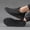 All Black, variant on Sosenfer Men's Breathable Slip on Walking Shoes Hands Free Slip in Sneakers Easy Wear Running Shoes Black