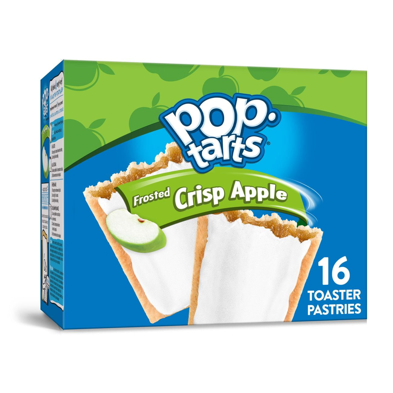 Kellogg's PopTarts, Breakfast Toaster Pastries, Frosted Crisp Apple