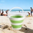 thumbnail image 6 of Portable Foldable Silicone Bucket for Car Fishing & Outdoor, Collapsible Water Bucket for Camping Beach Travel, Topliu, 6 of 7