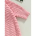thumbnail image 6 of Bagilaanoe Toddler Baby Girl Knitted Sweater Long Sleeve Letters Pullover 6M 12M 24M 3T 4T 5T 6T Kids Warm Jumpers Tops Fall Loose Knitwear, 6 of 9