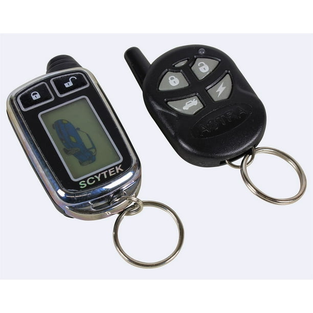 Scytek Astra 777 C Chrome Car Alarm Security System 5 Button 2 Way Lcd Remote