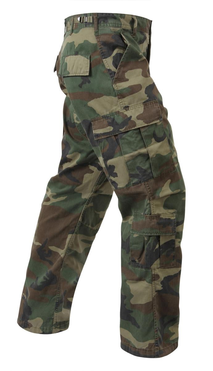 mens woodland camo pants