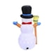 thumbnail image 4 of Muñeco de nieve inflable navideño giratorio para exteriores de 3,9 pies, decoración de patio inflable con luces LED incorporadas para vacaciones/fiestas/Navidad, 4 of 5
