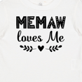 thumbnail image 4 of Inktastic My Memaw Loves Me Boys or Girls Baby T-Shirt, 4 of 5
