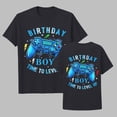 thumbnail image 2 of Bysome Tees for Boys Graphic Print Short Sleeve Crew Neck Tops Summer Smooth Boys T-Shirt Size 3-4 Years Black, 2 of 3