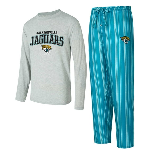 Men's Concepts Sport Jacksonville Jaguars Petition Long Sleeve Top & Pants Sleep Set