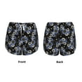 thumbnail image 3 of Yiaed Sunflowers Print Women's Running Shorts with Liner 3 Zipper Pockets Elastic Workout Athletic Gym Yoga Shorts-X-Large, 3 of 7