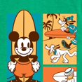thumbnail image 3 of Disney - Mickey & Friends - Mickey Pluto & Daffy Duck Beach Day Surfing - Toddler And Youth Short Sleeve Graphic T-Shirt, 3 of 5