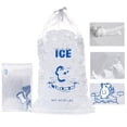 thumbnail image 2 of Inteprter 10 bolsas de hielo con cordón para cubitos de hielo, fáciles de transportar y en cualquier lugar, bolsas de hielo vacías gruesas Almacenamiento y organización del hogar 20 libras, 2 of 6