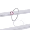 thumbnail image 3 of Minnieouse Anillo de mujer Chapado en plata Anillos redondos de moda Corazón Zircon Decoraciones Novia Joyería Joyas Adornos Presente Ropa, zapatos y accesorios Miscelánea Talla 6 Minnieouse AP012383-01, 3 of 6
