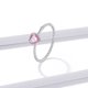 thumbnail image 3 of Qarigey Anillo de mujer Chapado en plata Anillos redondos de moda Corazón Zircon Decoraciones Novia Joyería Joyas Adornos Presente Ropa, zapatos y accesorios Miscelánea Talla 6 Qarigey AP012383-01, 3 of 6